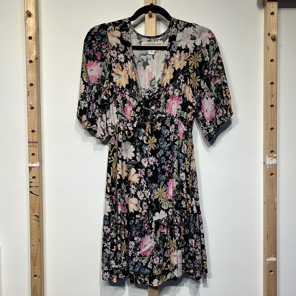 NWOT Saltwater Luxe Floral Dress XS